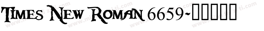 Times New Roman 6659字体转换